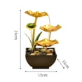 thumbnail image 2 of Tabletop Water Fountain, Indoor Tabletop Water Fountain, Small Waterfall Fountains, for Bedroom Living Room Office Decor, 2 of 5