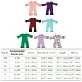 thumbnail image 7 of IBTOM CASTLE Newborn Infant Toddler Baby Boys Girls Icing Ruffle Romper Jumpsuit Pants Bodysuit Long Sleeve Pajama Nightwear Birthday Clothes Playwear 18-24 Months Green, 7 of 7