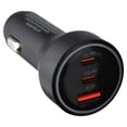 thumbnail image 6 of onn 3-Port Fast Charge Dual USB-C and USB Car Charger, 6 of 6