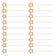 thumbnail image 2 of FELTECHELECTR 100 palitos de estrella ahuecados, exquisitos palillos de fruta, palillos creativos para cócteles, decoraciones para cócteles, 2 of 7