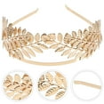 thumbnail image 7 of MRLESS Golden Leaf Headband for Women - Wedding & Prom Hair Accessory, 7 of 7