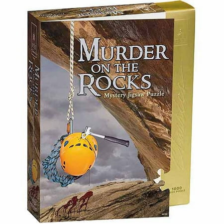 Murder on the Rocks Classic Murder Mystery Jigsaw Puzzle