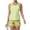 Beige, variant on Tankini Swimsuits for Women Sunflower Print Drawstring Crew Neck Sporty Bathing Suits Summer Beach 2 Piece Swimsuit Saffron XL