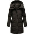 thumbnail image 7 of Marikoo Women's Thigh-Length Quilted Winter Coat with Hood - Karumikoo XVI, 7 of 7