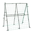 thumbnail image 1 of Enrejado de la planta,Enrejado de pepino con red plegable al aire libre,Cama de enrejado de jardín desmontable de un marco,Plantas trepadoras de de metal afuera,Vegetales Flores, 1 of 8