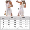 thumbnail image 2 of Traje de baño Bikini Coverups Hollow Out Bikini Cover Up para mujer (Blanco S) FLhrweasw Para estrenar, 2 of 7