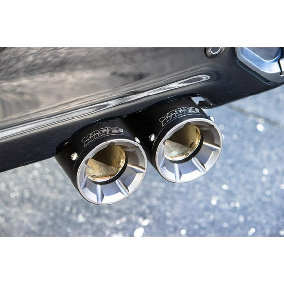 Vance and Hines Exhaust System Kit 49853 HoleShot Series Cat Back System; 304 Stainless Steel; With Muffler; 2-1/2 Inch Pipe Diameter; Single Exhaust With Quad Exit; Rear Exit