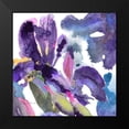 thumbnail image 2 of Evelia Designs 12x12 Black Modern Framed Museum Art Print Titled - Watercolor Flower Composition II, 2 of 5