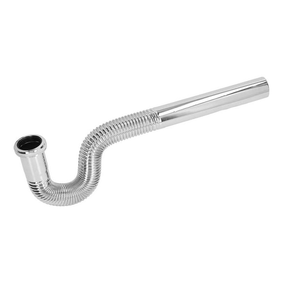 Sink Drain Tubing, Brass Flexible P Trap Pipe Non Aging G1-1/4in For Bathroom