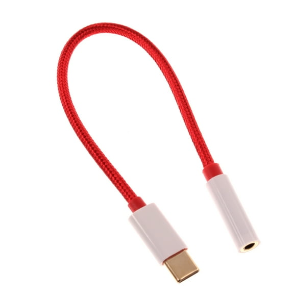 Headphone Audio Jack USB-C Earphone Adapter for Motorola Edge (2024)/(2022) - Port Converter 3.5mm Female to USB-C Male Adaptor Mic Support