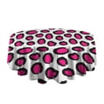 thumbnail image 5 of Leopard Print Round Tablecloth 60x60in(153x153cm) – Waterproof Polyester Table Cover with Full Print Design, Wrinkle Resistant & Washable for Kitchen Dining Party Decor, 5 of 6