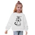 thumbnail image 3 of Rvasteizo Shirts for Girls Heart Print Long Sleeve Sweatshirt Top for Girls, 3 of 5