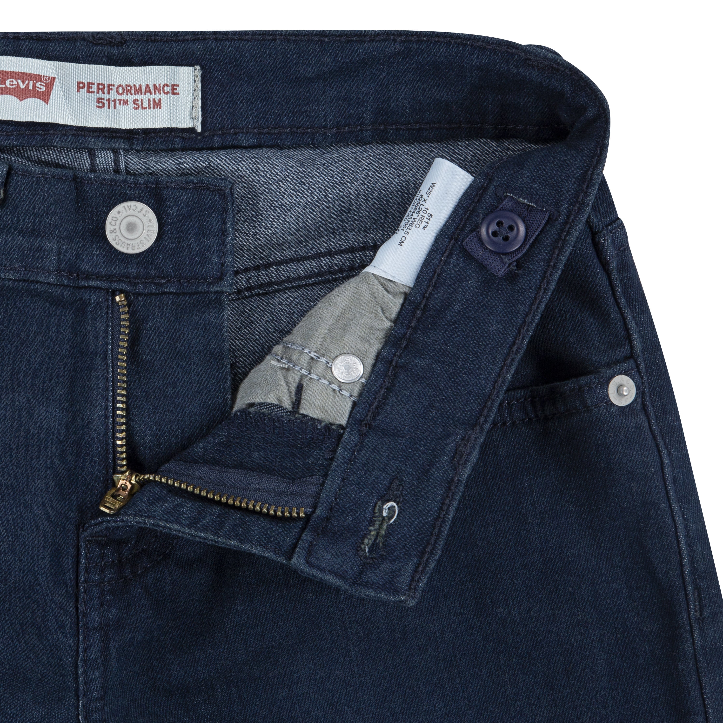 Levi Boys 511 Slim Fit Performance Denim Jeans, Sizes 8-20