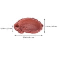 thumbnail image 2 of TABLETREANDS 1Ud Comedero Para Reptiles De Resina Imitación Color Y Estable, 2 of 8
