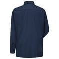 thumbnail image 3 of Red Kap Men's Long Sleeve Solid Ripstop Shirt, 3 of 4