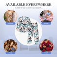 thumbnail image 7 of KLL Butterfly Sleepwear Mens Flannel Pajamas,Long Cotton Pj Set, 7 of 7