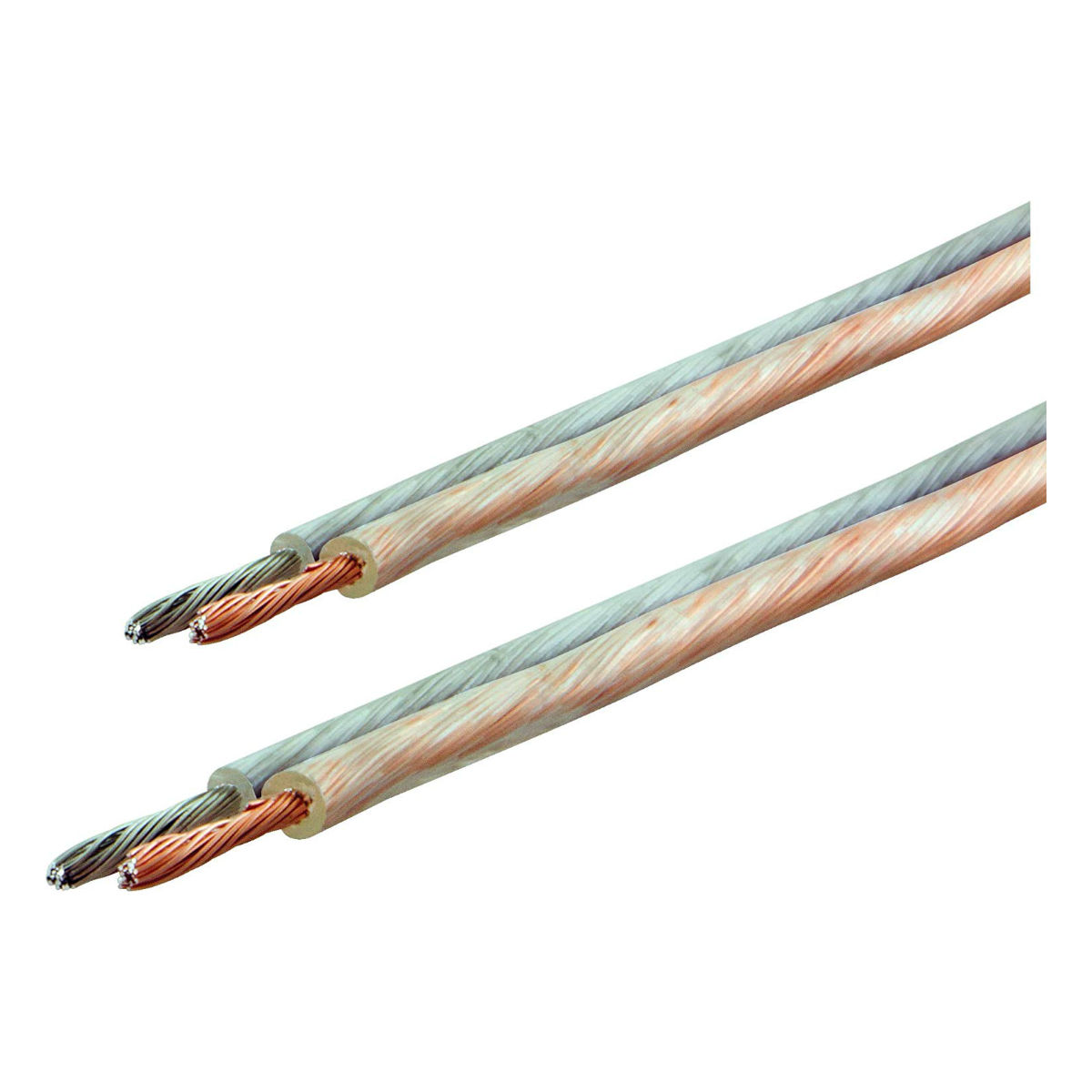 GE 50ft Speaker Wire, 14AWG, Direct Wire, Clear, 34463