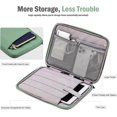 thumbnail image 3 of Tablet Carrying Case With 9-11 Pocket Compatible With Ipad,green, 3 of 5