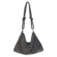 thumbnail image 2 of Rhinestone Handbag for Women Chic Evening Handbag Shiny Purse for Travel Vacation 2023, Black, 2 of 4