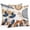Off White, variant on Throw Pillow Covers 20x20 Inch Set of 2, Brown Nave Blue Boho Waterproof Outdoor Pillow Covers, Modern Geometric Botanical Decorative Cushion Pillowcases for Couch, Sofa, Bed, Garden, Patio