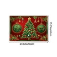 thumbnail image 3 of Christmas Entrance/Bath Mat - 15.7x23.6In. Non-Slip, Absorbent & Dirt-Proof, fits home entryway/bathroom, Christmas-themed, reusable., 3 of 3