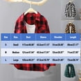 thumbnail image 3 of FDGIU Women's Plaid Flannel Shacket Jacket - Cozy Lapel Button-Down Shirt Coat, Fall Winter Fuzzy Trench Oversized Outerwear, 3 of 3