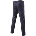 thumbnail image 3 of Multi-Pocket Waterproof Pant Wear-Resistant Outdoor Hiking Running Trousers Winter Sports Outwear Sweatpants Loose Fit Wide Leg Casual Trousers Men Multi-Pockets Drawstring Cotton Track Pant, 3 of 3