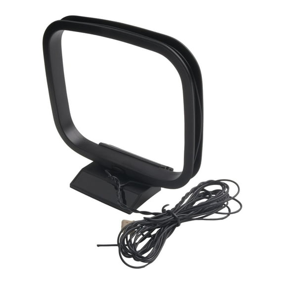 1X 3P Connector Am Radio Loop Antenna Fm Signal Receiver Cable For Audio Systems