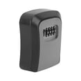 thumbnail image 3 of Caja de seguridad con código reiniciable, caja de seguridad con combinación portátil, capacidad para 5 llaves, caja de seguridad para llaves montada en la pared para exteriores, 3 of 15