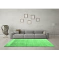 thumbnail image 3 of Ahgly Company Indoor Square Abstract Emerald Green Contemporary Area Rugs, 4' Square, 3 of 4