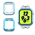 thumbnail image 6 of Sleektime Case for Apple Watch Series 6/5/4/SE 40mm, with Screen Protector, Soft Flexible Transparent TPU All-Around Anti-Scratch Lightweight Protective Cover, Blue, 6 of 7