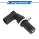 thumbnail image 5 of Sensores de posición del cigüeñal de metal plástico negro de 1 Pc para BMW E46 330d 2.9 99-05, 5 of 6