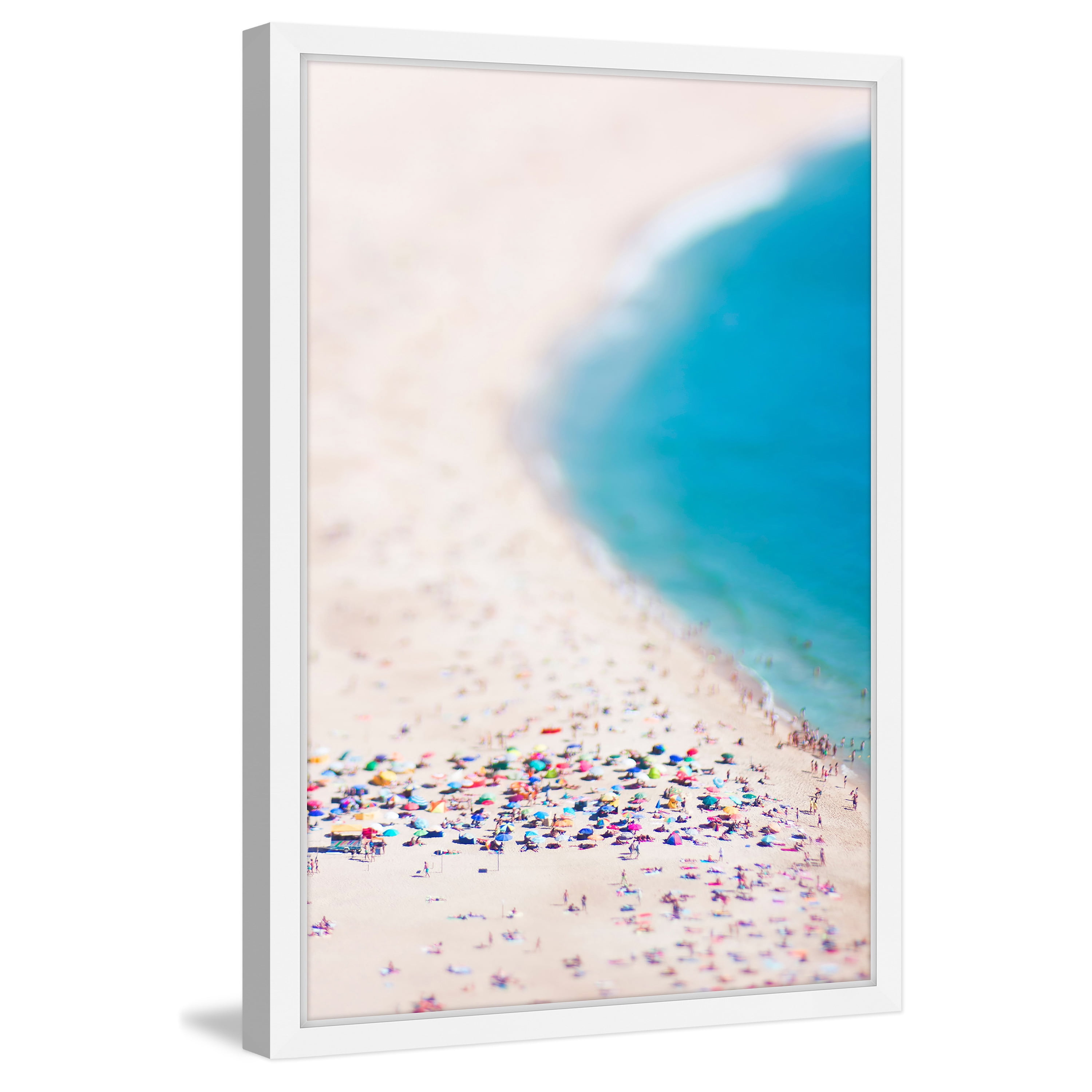Marmont Hill "Party on the Beach" by Ingrid Beddoes Framed Painting Print