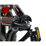 ZiZZO 26 lbs. Via 20 7-Speed Aluminum Alloy Folding Bicycle, Black, All Genders