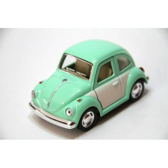 4" Kinsmart 1967 Volkswagen Beetle Diecast Model Toy Car NoScale Pastel 2T Green