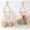 thumbnail image 5 of Qiangzon Mesh Bag Reusable Produce Bags Reusable Mesh Produce Bag for Fruits and Vegetables, Kitchen Storage Bag for Bathroom and Home, Breathable and Washable Net Bag with Secure Closure, 5 of 6