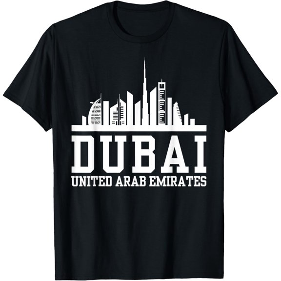 Dubai T-Shirt men and women can wear, black, white, gifts