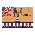 thumbnail image 2 of America 250 Years Welcome Doormat USA 250Th Anniversary Patriotic 1776-2026 Birthday Mat Non- Front Entrance Holiday Doormat For Outdoor Floor Rugs 15.7"X"23.6" Y Home Decor, 2 of 7
