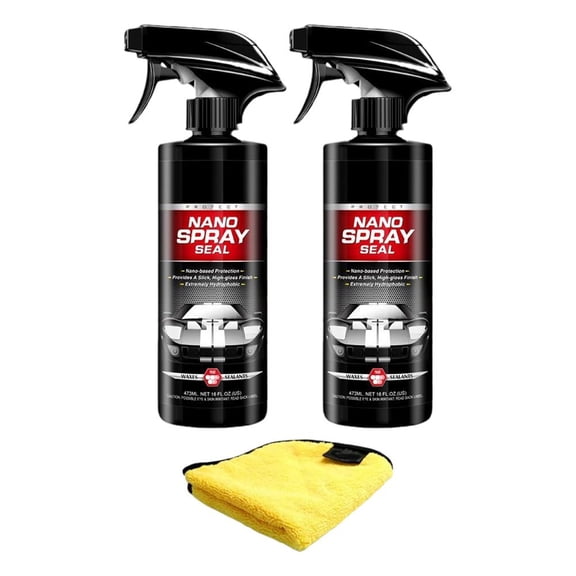 Car Nano Coating Spray Car Body Polishing Care Sealant & 473ml Shine Spray