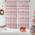 thumbnail image 6 of Christmas Curtains for Bedroom Christmas Boho Room Darkening Velvet Drapes Christmas Tree and Deer Design Window Curtain Panels for Living Room Decor, W52 x L84 inches, 2 Panels, 6 of 6