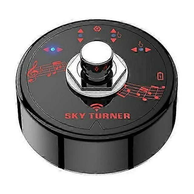 Bluetooth Page Turner Pedal Rechargeable Wireless Foot Switch for Music Sheet