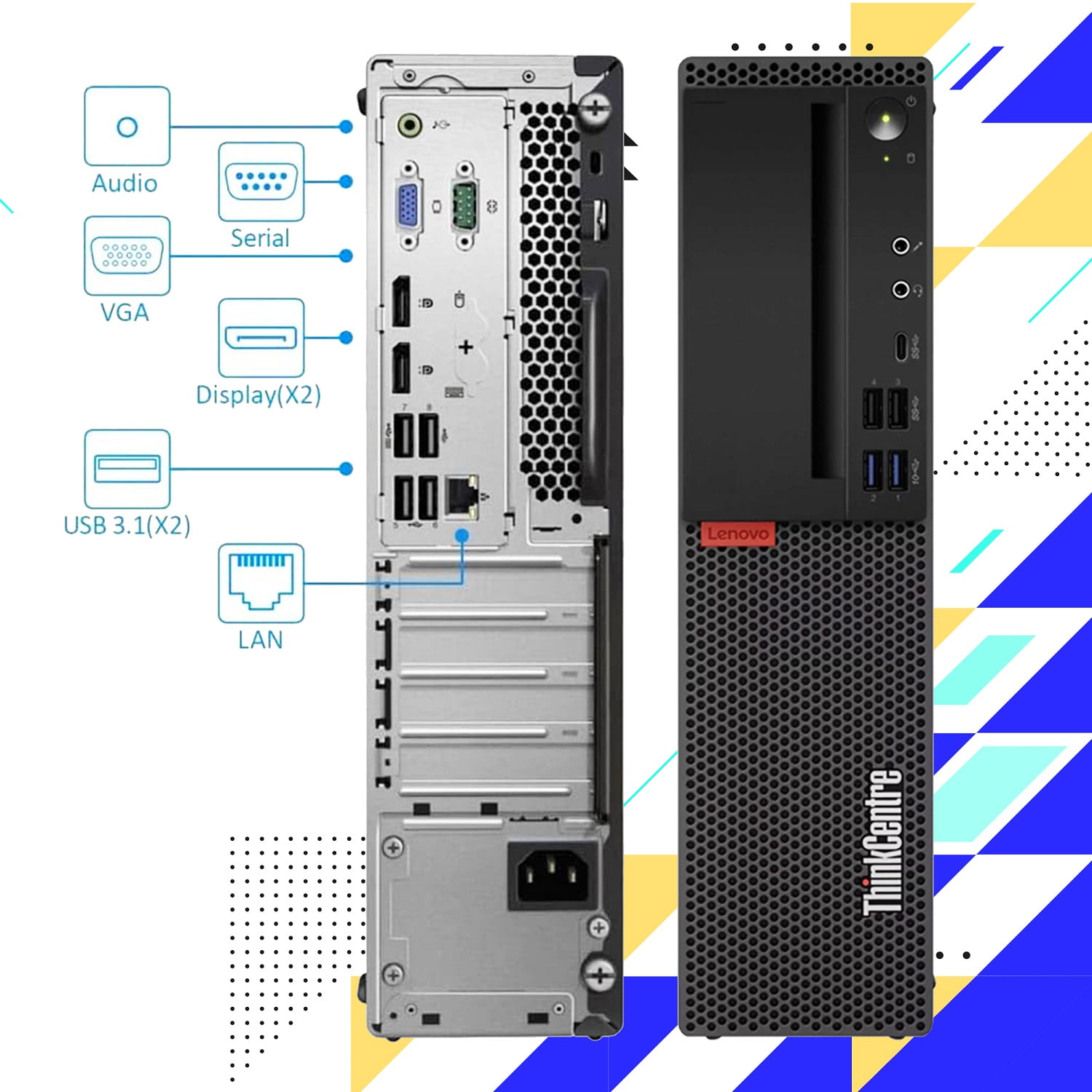 Lenovo Computer ThinkCentre M720s SFF Windows 11 Pro