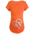 thumbnail image 1 of CafePress - Baby Heart (Maternity) Maternity T Shirt - Maternity Dark T-Shirt, 1 of 1