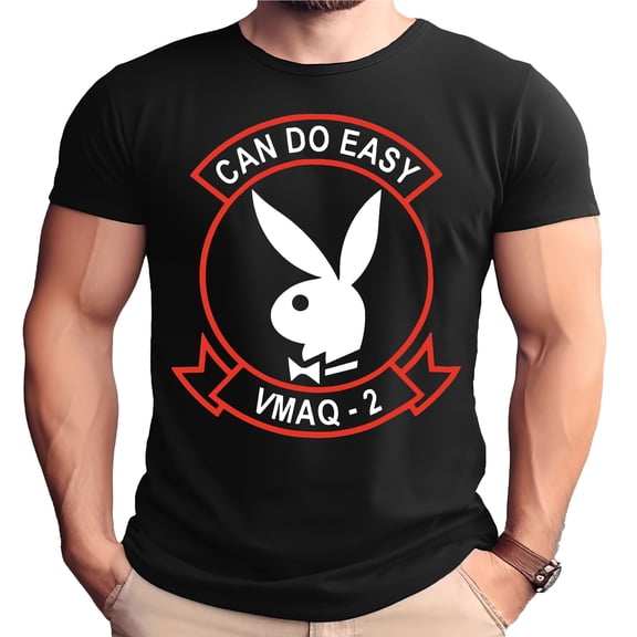VMAQ-2 Can Do Easy - Bunny Logo Shirt-Medium