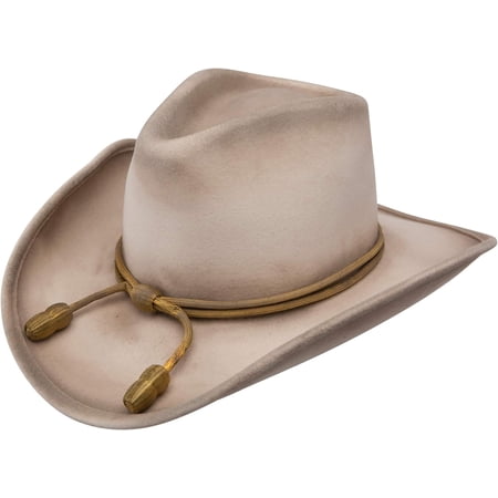 Fort Crushable Wool Leather Hatband Hat - Silverbelly