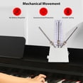 thumbnail image 4 of AROMA Precision Mechanical Metronome for Piano, Guitar, Drums, and Guzheng - Adjustable Tempo, Durable Copper Pendulum, Multiple Colors - AM707 Model, Compact Design, 4 of 6