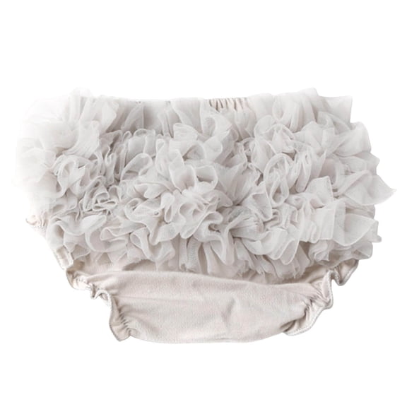Tigivemen Baby Underwear Baby Girls Panties Ruffled Tiered Elastic Briefs Toddler Underpants Size 6-15 Months