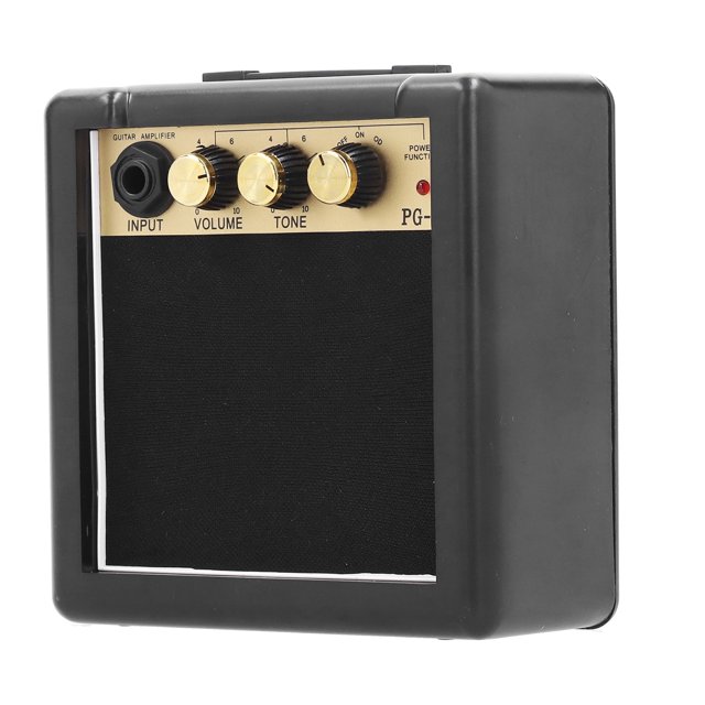Fosa Portable Guitar Amplifier, Mini Guitar Amplifier, Compact Portable Plastic Gold Beginner For Music Enthusiast Music Practice Kids