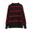 thumbnail image 5 of HongQid Womens Pullover Sweaters Long Sleeve Crewneck Casual Loose Knit Jumper Tops, 5 of 5