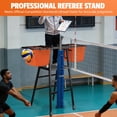 thumbnail image 6 of MR Portable Volleyball Coaching Tower with Ball Bag Attachments, Adjustable Volleyball Referee Stand, Volleyball Training Tower for Passing, Defense, and Blocking Drills, 6 of 9